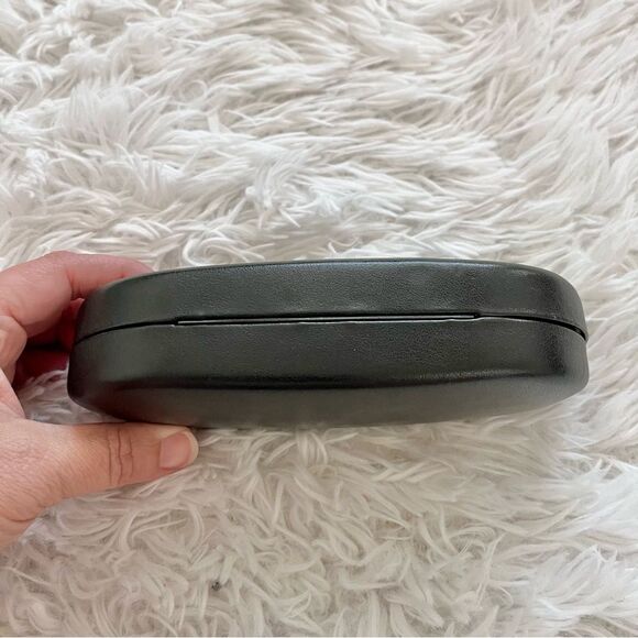 Rayban black hard side sunglasses case clamshell leather - Picture 3 of 4